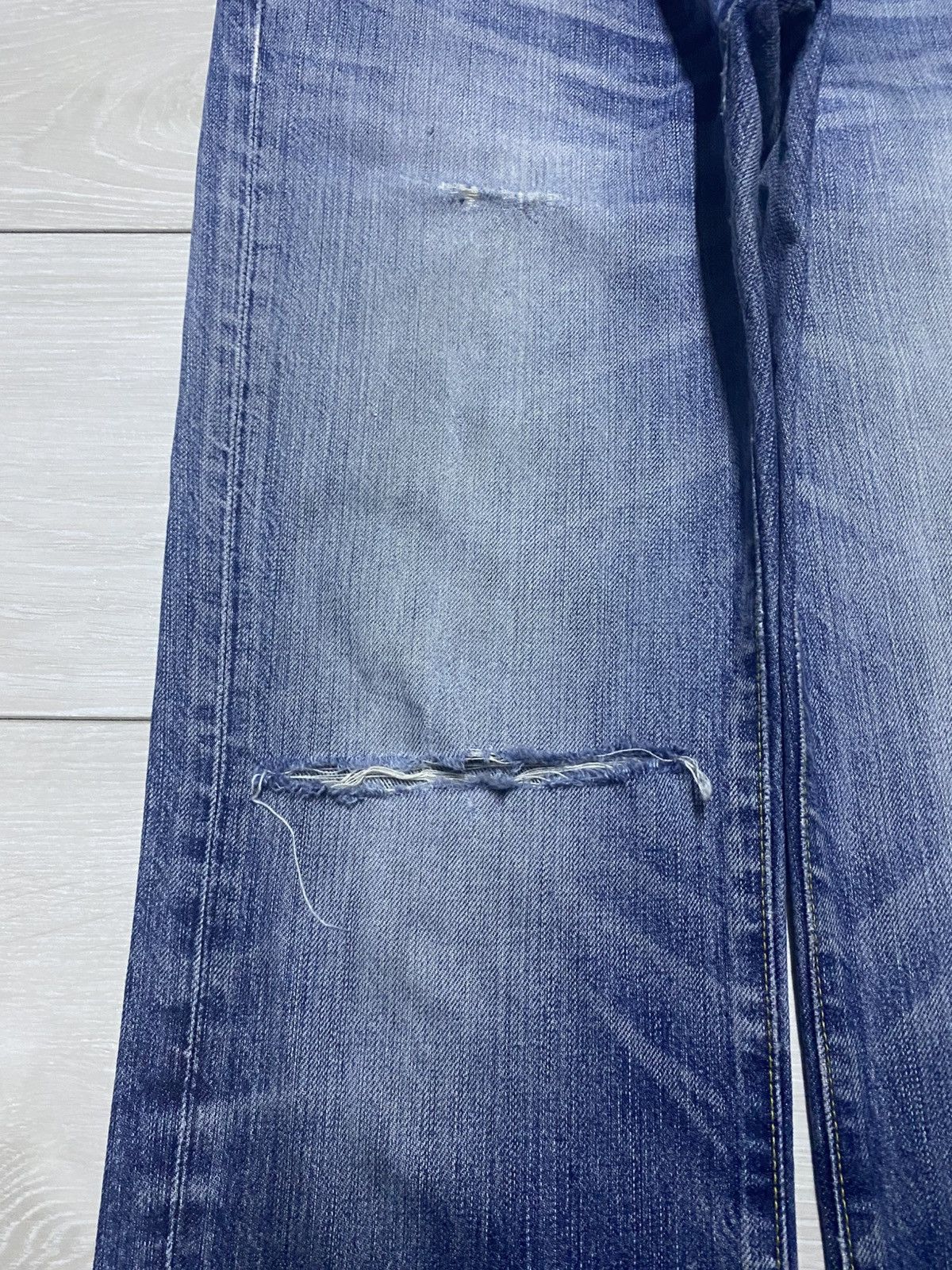 Uniqlo Vintage Japanese Uniqlo UJ S002 Faded Straight Jeans Size US 29 - 7 Thumbnail
