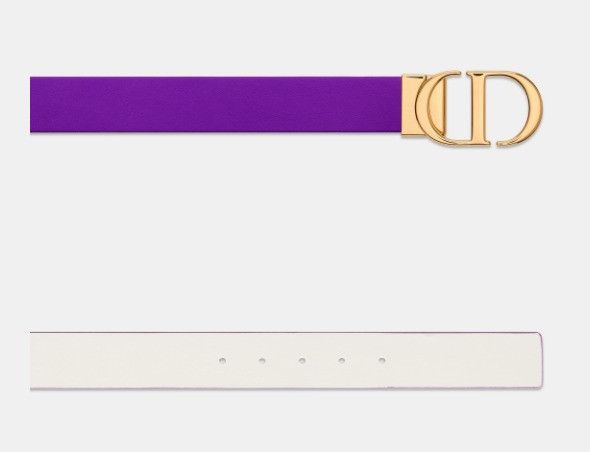 Dior o1w1db11024 Size: OS / Montaigne Reversible Belt in Purple Size ONE SIZE - 3 Thumbnail