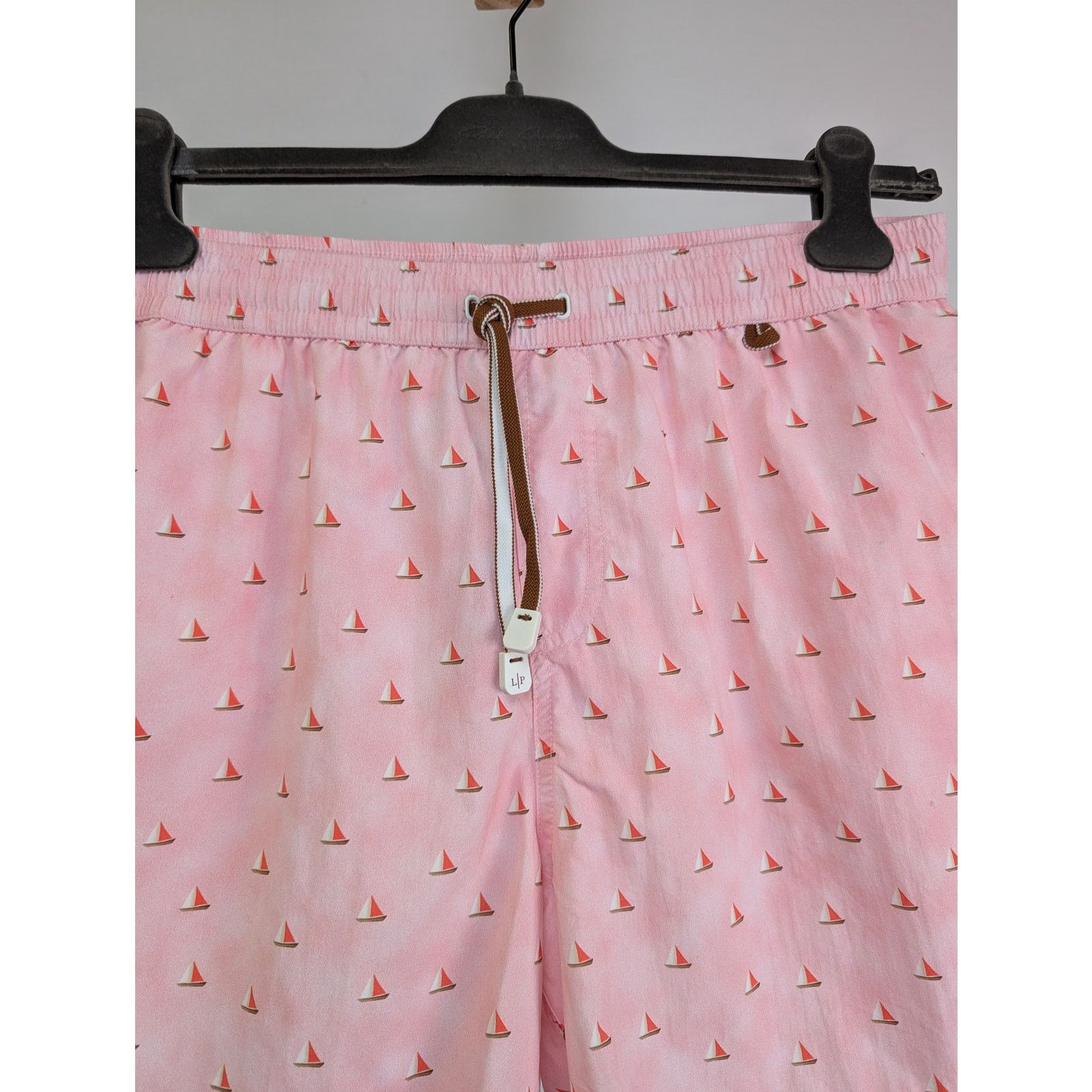 Loro Piana o1rshd1 Bay DTL Toy Print Rain Short in Pink Size US 34 / EU 50 - 4 Thumbnail