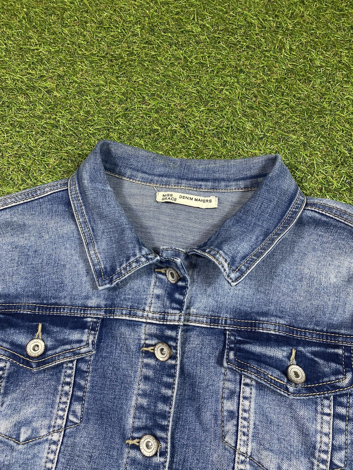 Vintage Vintage 90s Jeans jacket japanese streetwear style Size XL / US 12-14 / IT 48-50 - 5 Thumbnail