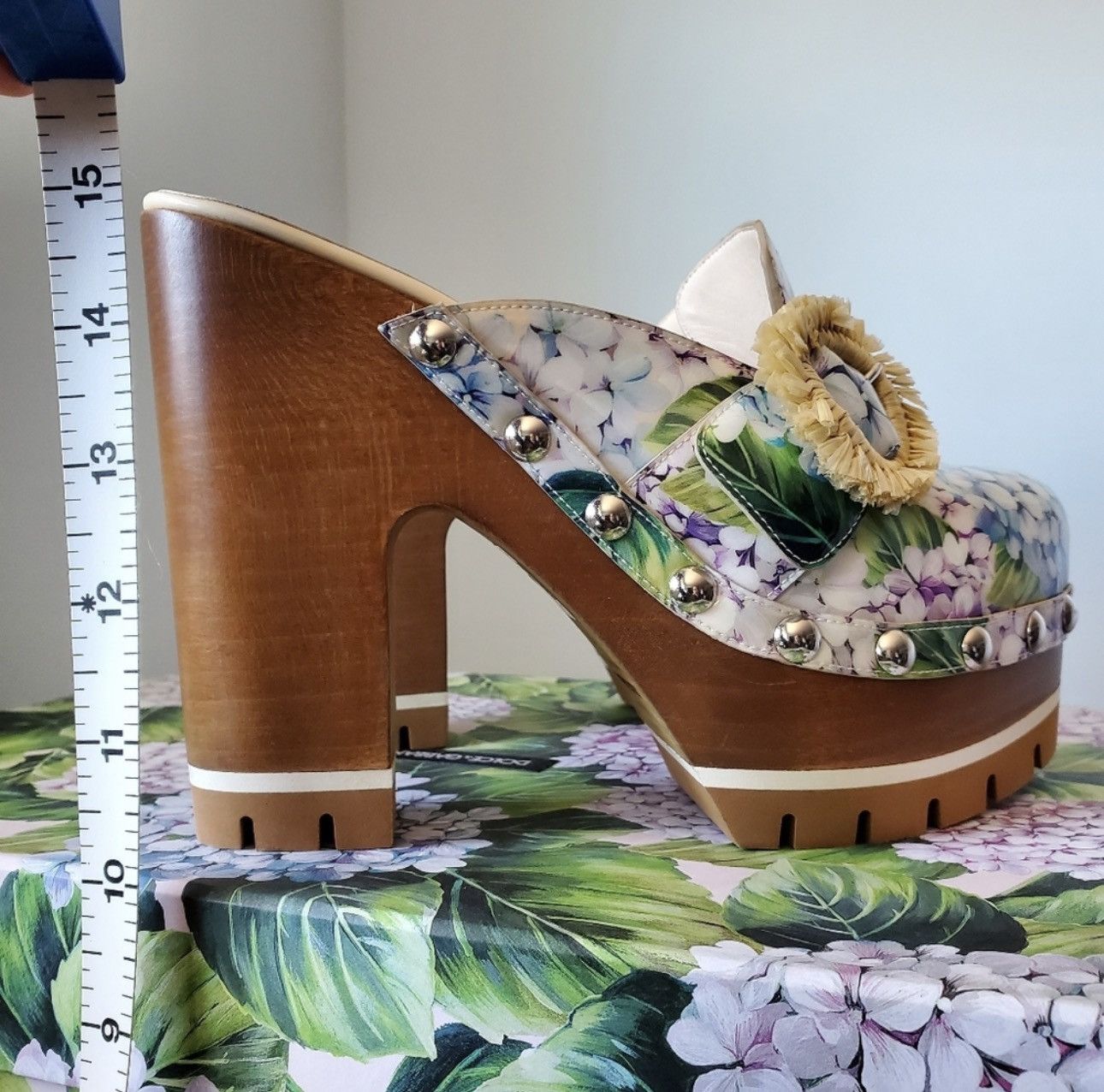 Dolce & Gabbana Dolce & Gabbana Hydrangea Clogs Size US 6 / IT 36 - 5 Thumbnail