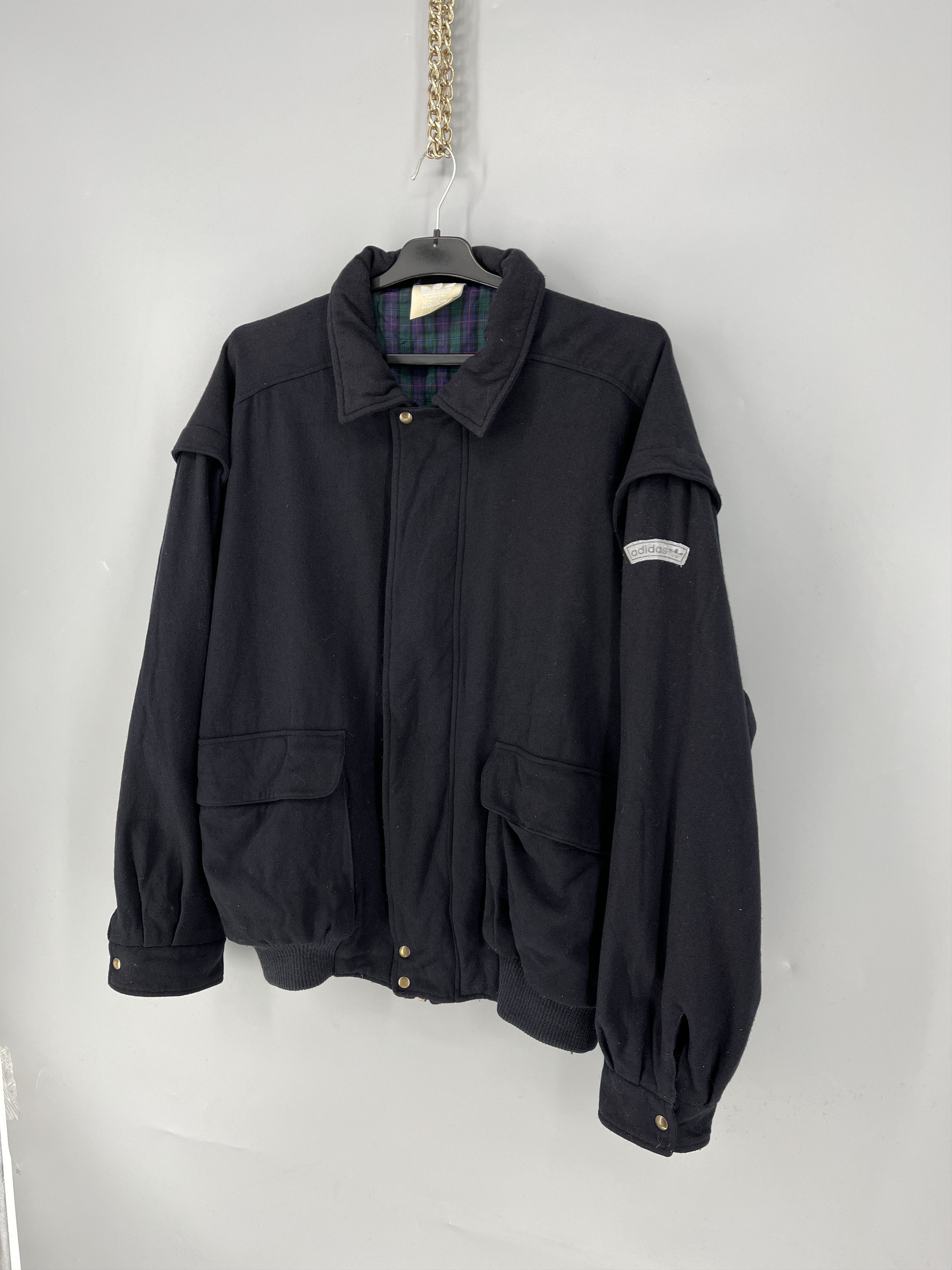 Adidas Adidas Originals Rare Vintage 70s Wool Jacket Size US XL / EU 56 / 4 - 3 Thumbnail