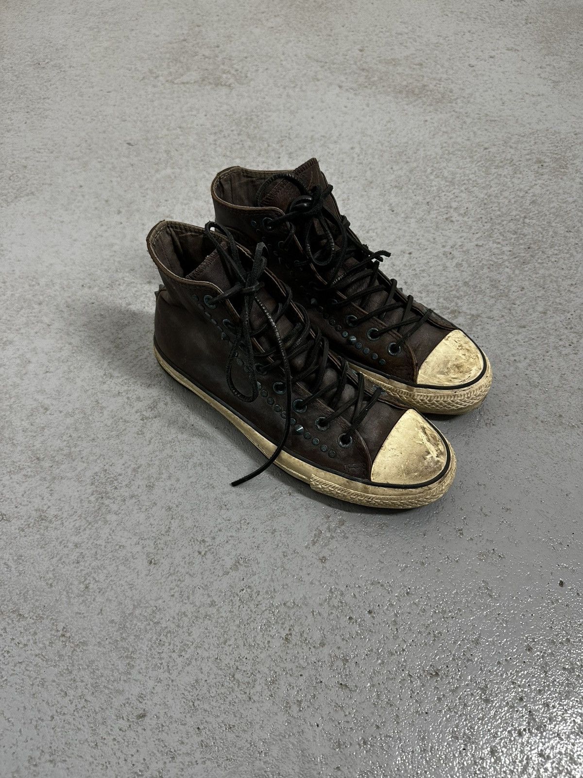 Converse × John Varvatos John Varvatos x Converse Studded Leather Sneakers Size US 9.5 / EU 42-43 - 1 Thumbnail