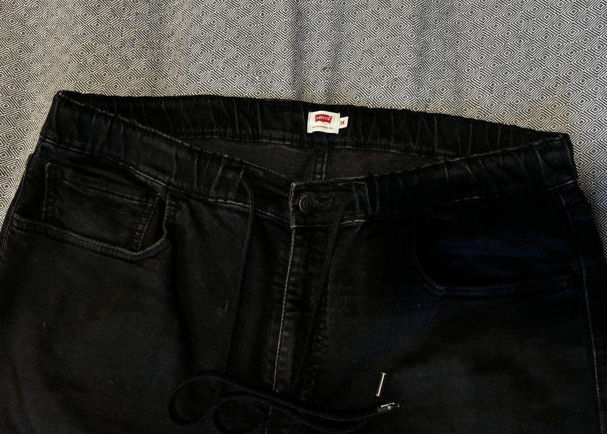 Levi's Levi’s Black Slim Fit Denim with Drawstrings Size US 38 / EU 54 - 3 Thumbnail