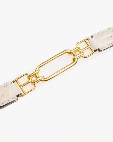 Bally o1y0725 Size : 105 = 42 / Thin Belt in Off-White Size ONE SIZE - 3 Thumbnail