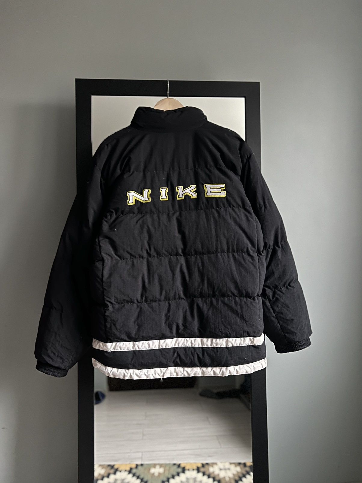 Nike Nike Vintage Y2k Two Side Puffer Reversible Down Jacket Size US M / EU 48-50 / 2 - 1 Thumbnail
