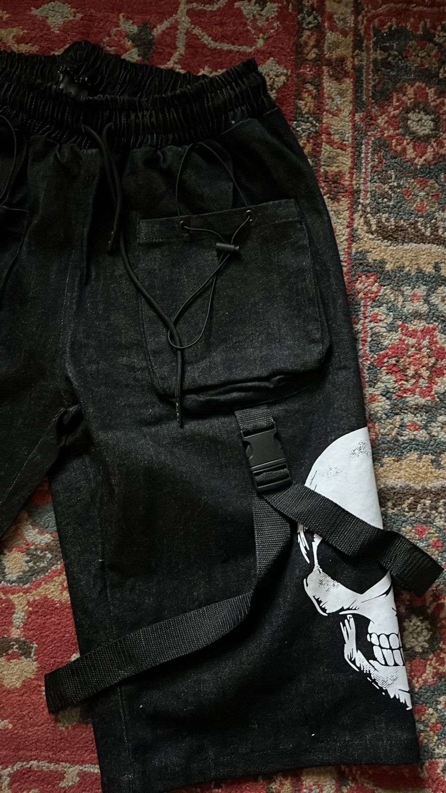 Other Skull denim shorts Size US 34 / EU 50 - 3 Thumbnail