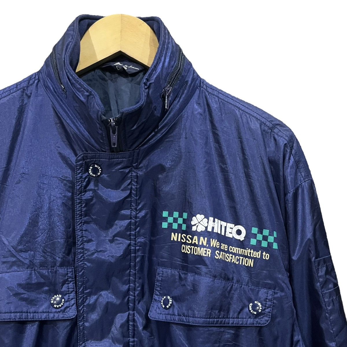 Gear for Sports Vintage Nissan Hiteq Hidden Hoodie Racing Jacket Big Logo Size US L / EU 52-54 / 3 - 5 Thumbnail