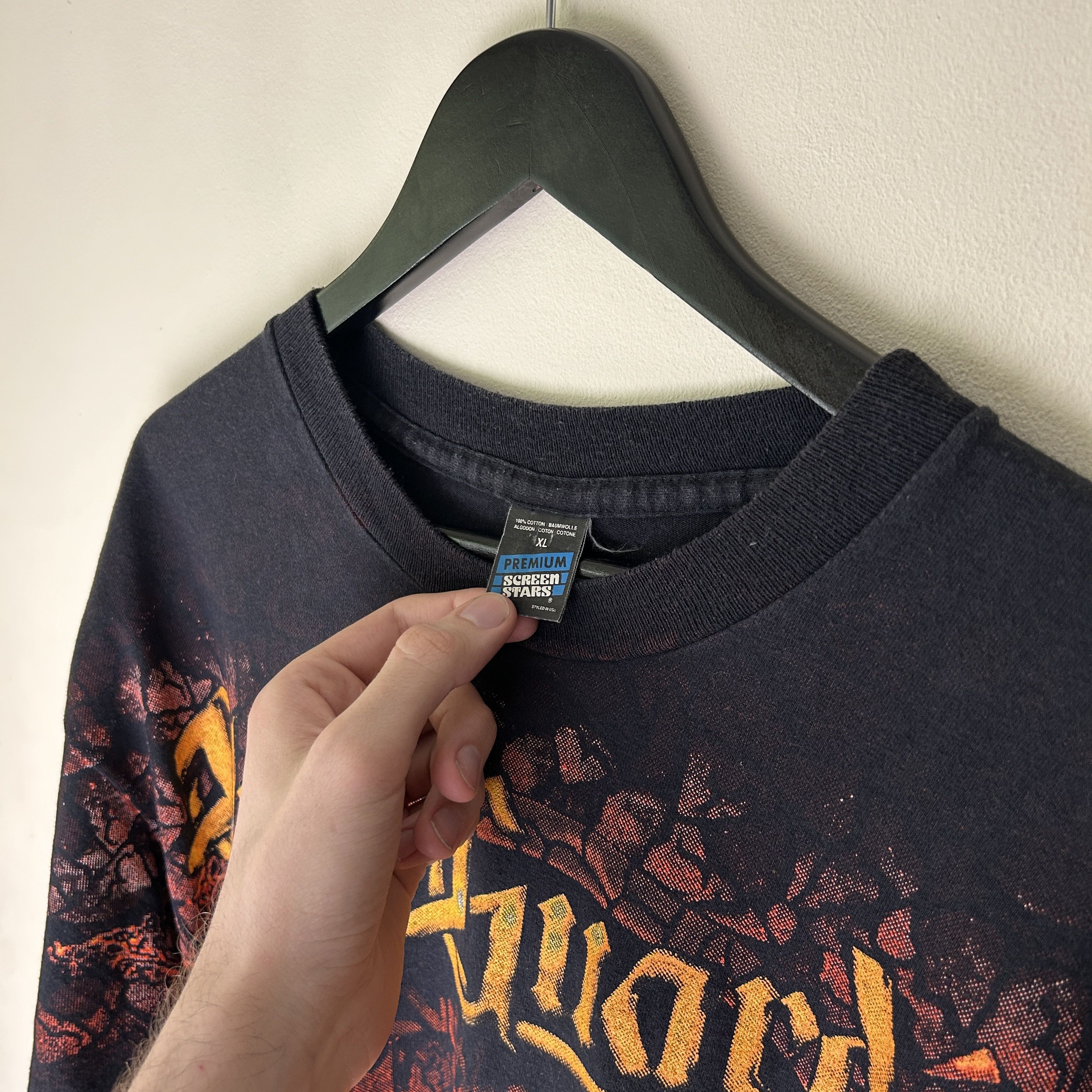 Band Tees Vintage Blind Guardian Allover Print 90’s Band T-shirt Size US XL / EU 56 / 4 - 5 Thumbnail