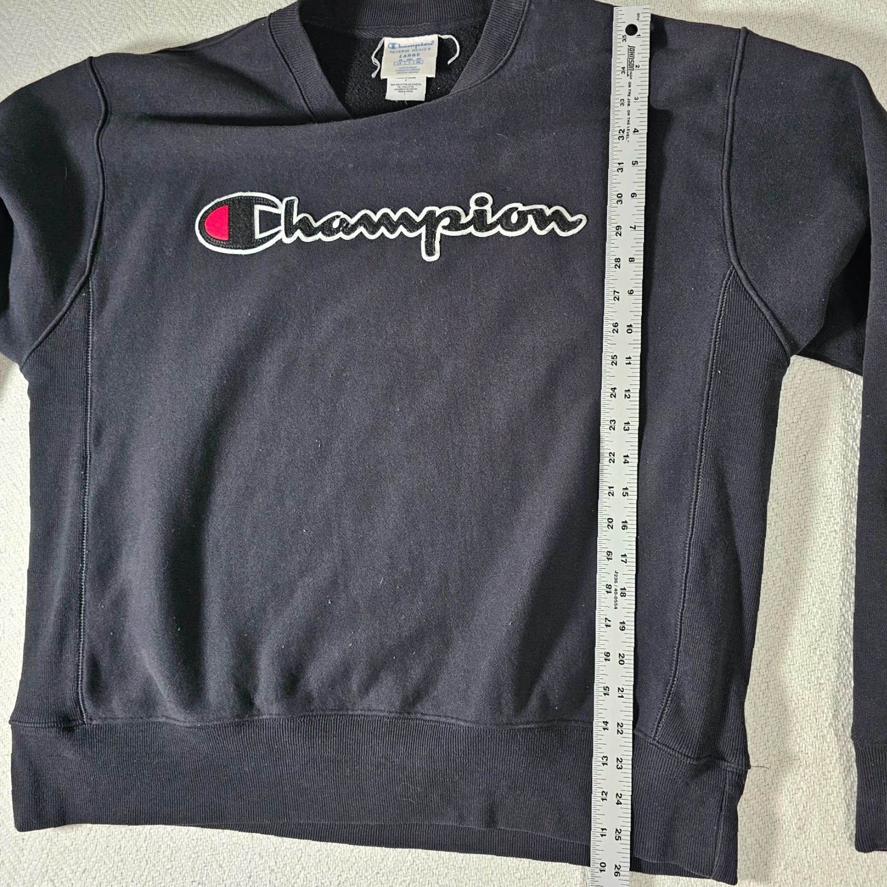 Champion VINTAGE Champion Reverse Weave Sweatshirt Adult L Black 1990s Mens Size US L / EU 52-54 / 3 - 5 Thumbnail