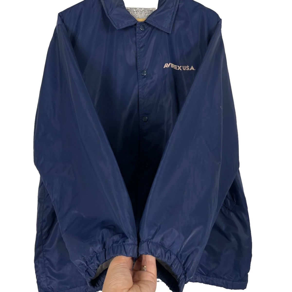 Aviator Nation × Avirex 💥AVIREX RENO AIR FORCE SNAP WINDBREAKER JACKET Size US XL / EU 56 / 4 - 8 Thumbnail
