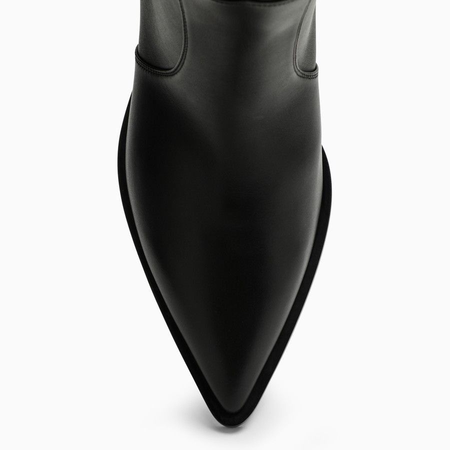 Gianvito Rossi o1d2blof0824 Leather Boots in Black Size US 6 / IT 36 - 3 Thumbnail