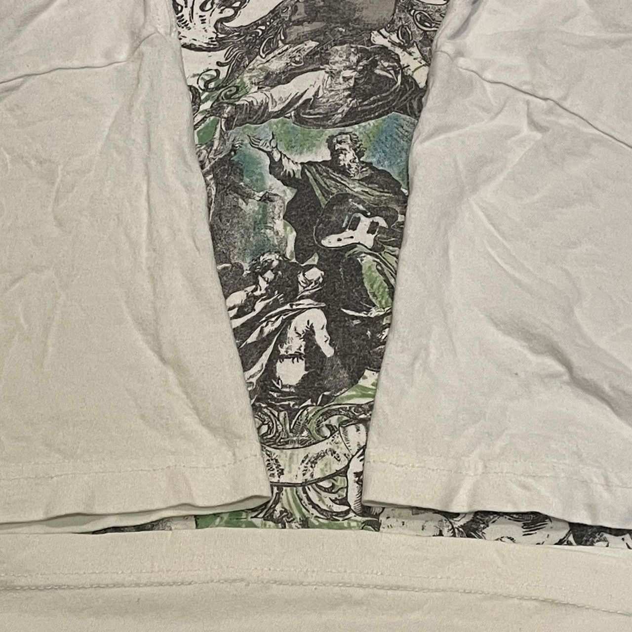 Affliction × Ed Hardy × Tapout Rare Wings Cross Tee Y2K Affliction Style Size US XXL / EU 58 / 5 - 4 Thumbnail
