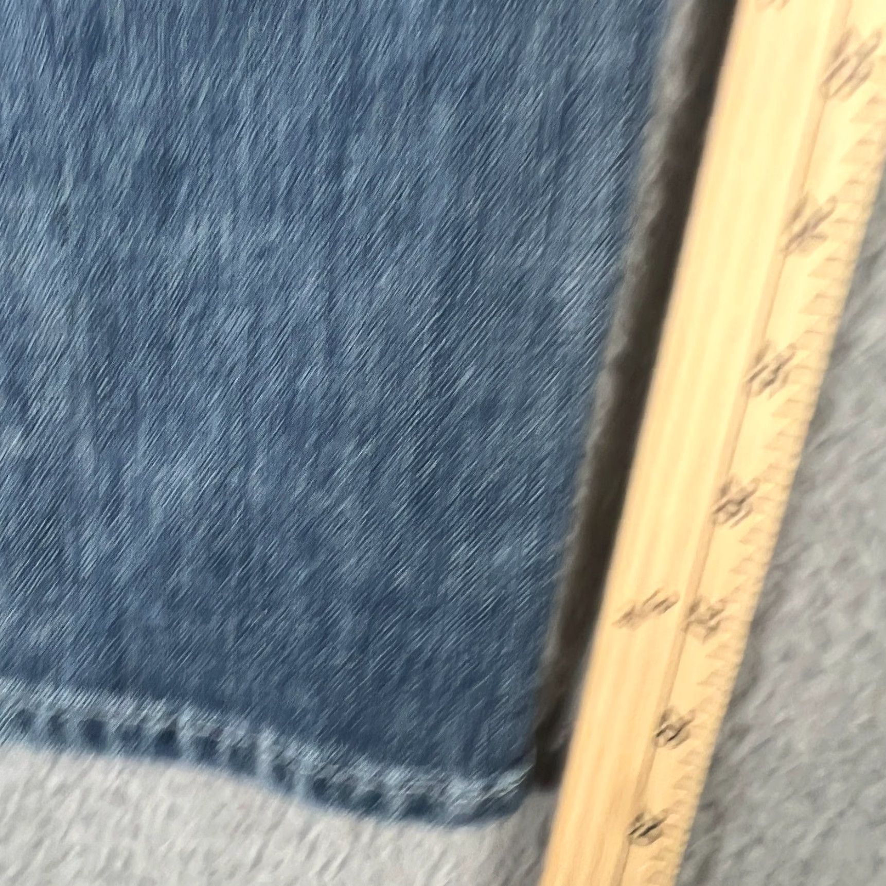 Wrangler Wrangler Jeans Women's Size 7 Straight Leg Blue Whisker Stretch Denim Size 28" / US 6 / IT 42 - 3 Thumbnail