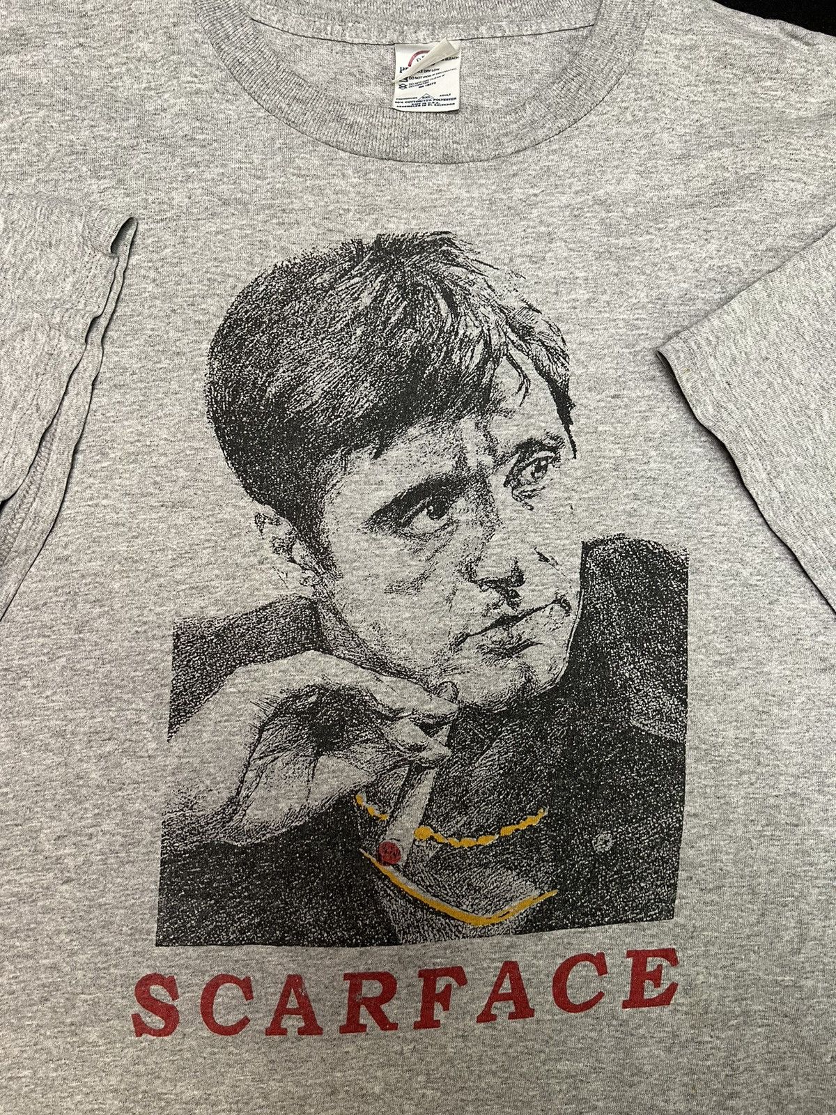 Delta Vintage scarface smoking t shirt size XXL Size US XXL / EU 58 / 5 - 1 Thumbnail