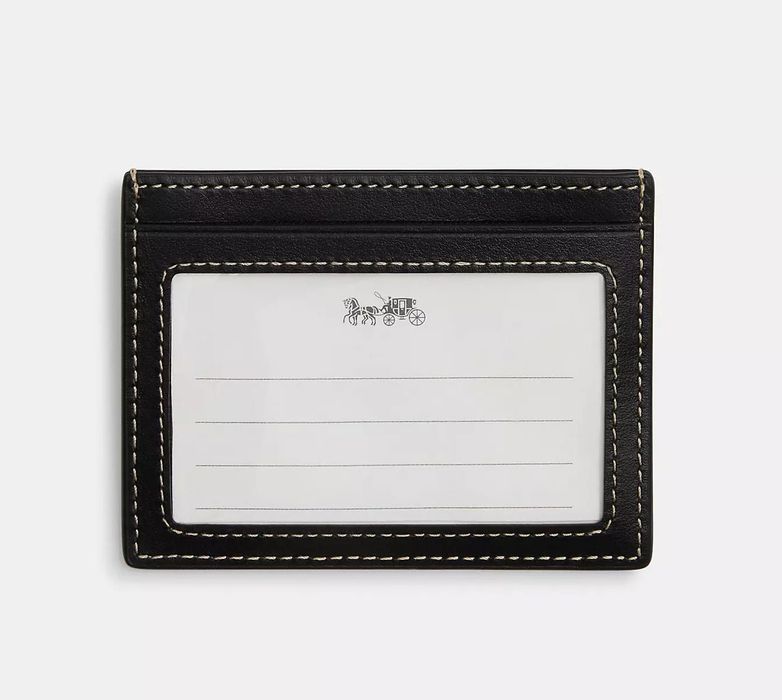 Coach disney x coach slim id card case with mickey mouse grailed