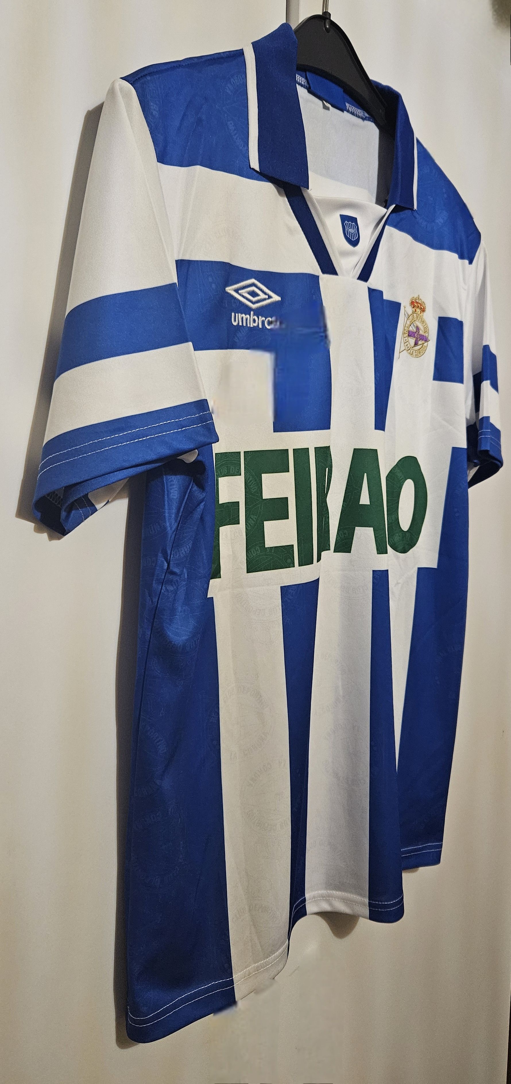 Other Bebeto 11 Deportivo La Coruña Vintage Soccer Jersey tikotr Size US L / EU 52-54 / 3 - 4 Thumbnail