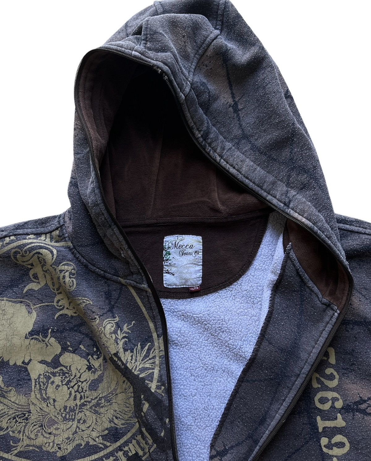 Vintage 🔥Very Rare🔥 Mecca Jeans x BTL 2000s Grunge Full Zip Hoodies Size US L / EU 52-54 / 3 - 7 Thumbnail