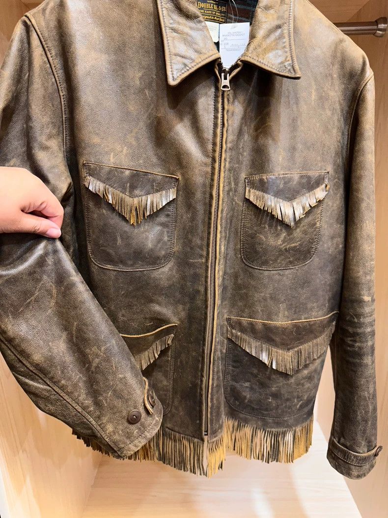 RRL Ralph Lauren RRL Ralph Lauren Cow leather vintage vintage four bag West Size US XXL / EU 58 / 5 - 2 Thumbnail