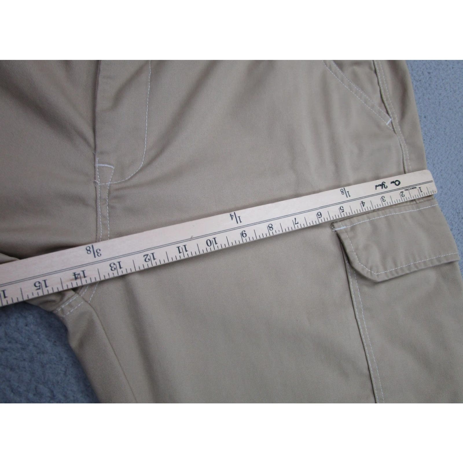 True Religion True Religion Cargo Pants Mens 38x32 Beige Straight Leg Utility Workwear Casual Size US 38 / EU 54 - 7 Thumbnail