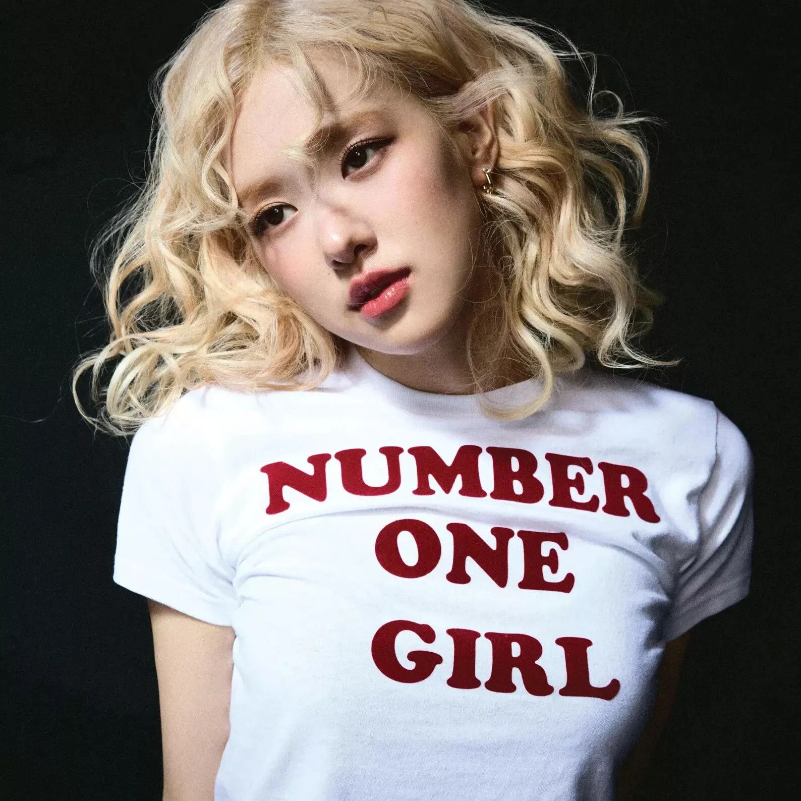 Band Tees 100% Authentic ROSÉ Rosie number one girl Shirt BLACKPINK Size US L / EU 52-54 / 3 - 6 Thumbnail