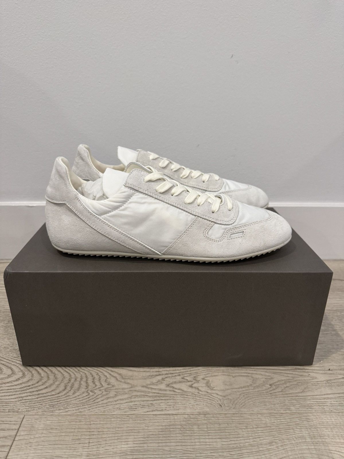 Suede and Nylon Minimal Sneaker *Brand New*