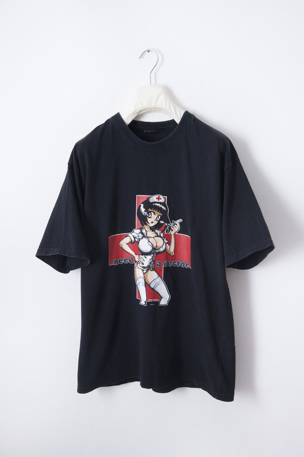 Vintage Vintage 1990's Spirit "Need a doctor" t-shirt Size US XL / EU 56 / 4 - 1 Thumbnail