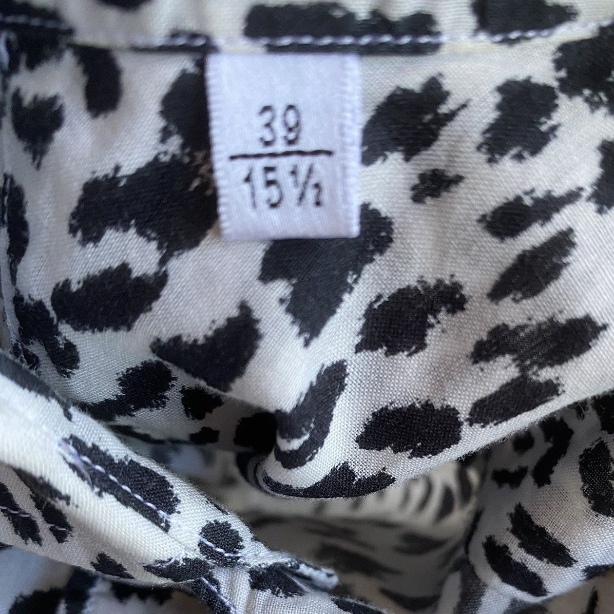 Saint Laurent Paris Fall13 Leopard Shirt By Hedi Slimane Size US S / EU 44-46 / 1 - 7 Thumbnail