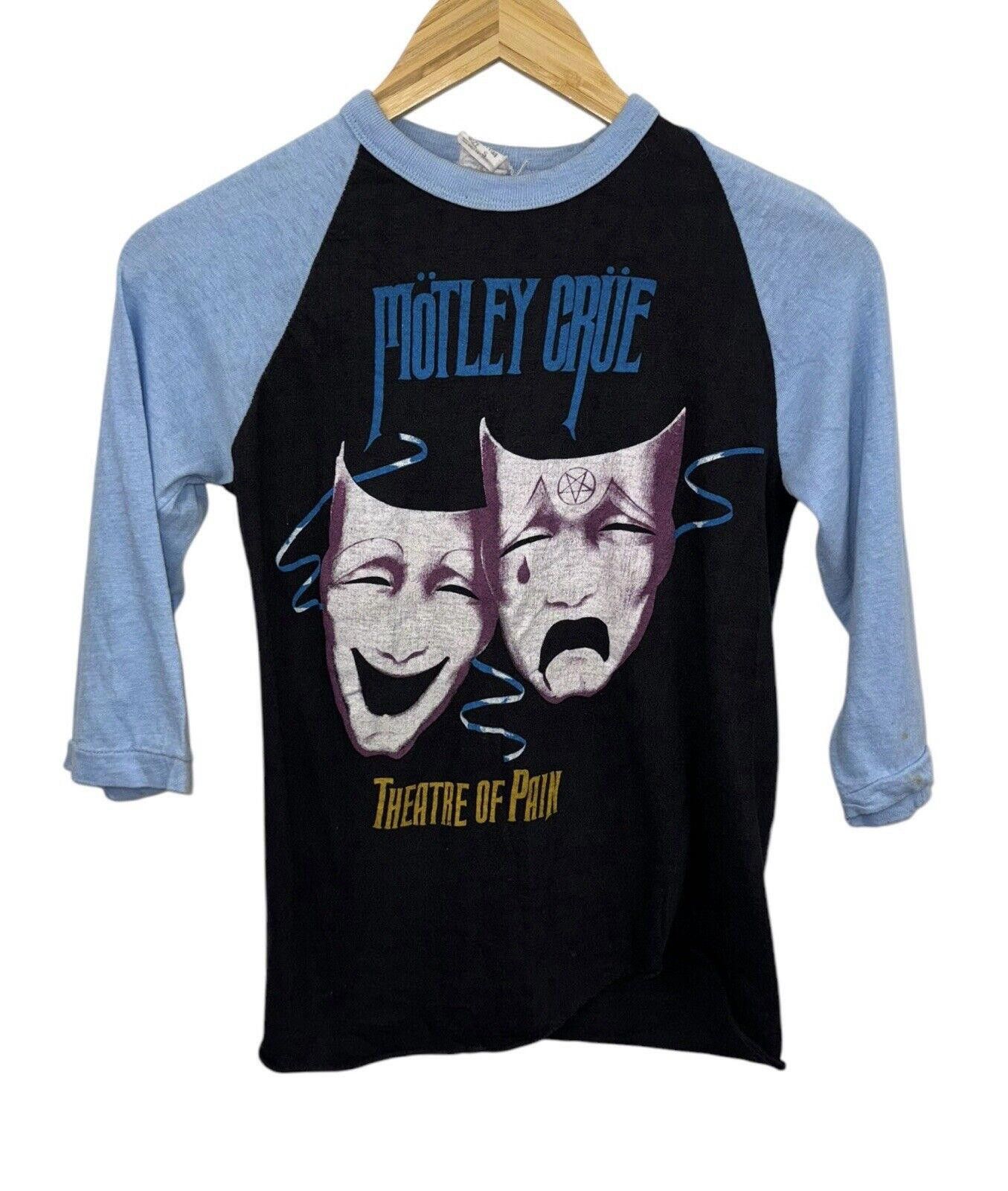 Designer Vintage Motley Crue Theatre Of Pain 1985 Band Shirt Sz S Size US S / EU 44-46 / 1 - 1 Thumbnail