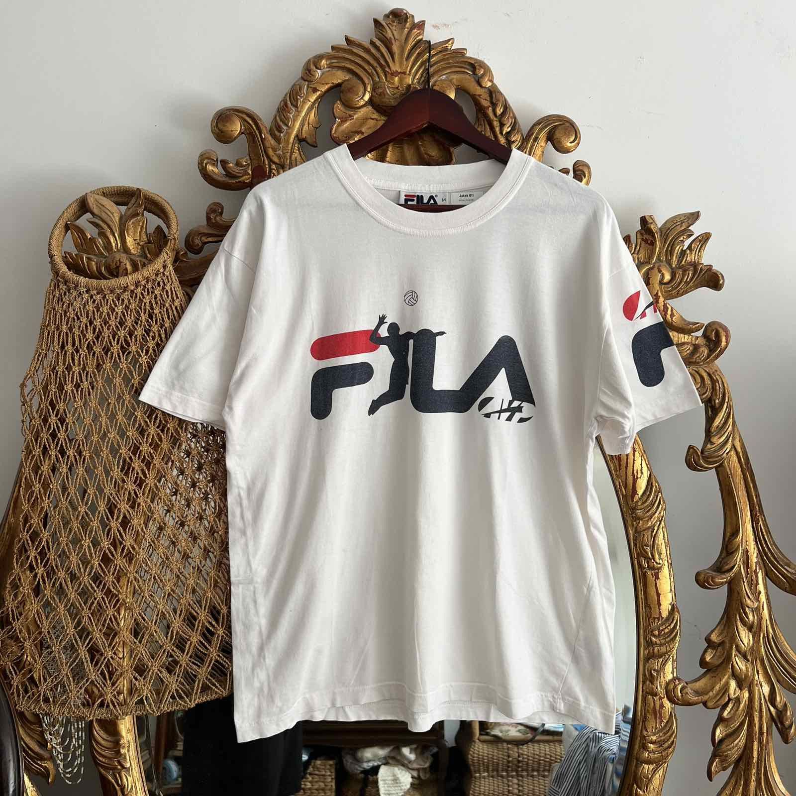 Fila Vintage Fila Tee 90s Sz M Size US M / EU 48-50 / 2 - 1 Thumbnail