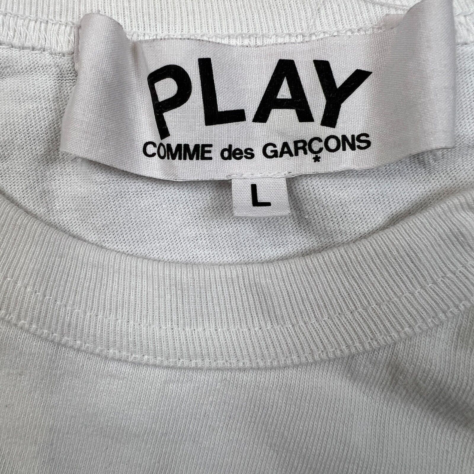 Comme des Garcons × Comme des Garcons PLAY Comme Des Garcons Play Shirt CDG Heart Short Sleeve Tee Size US S / EU 44-46 / 1 - 6 Thumbnail
