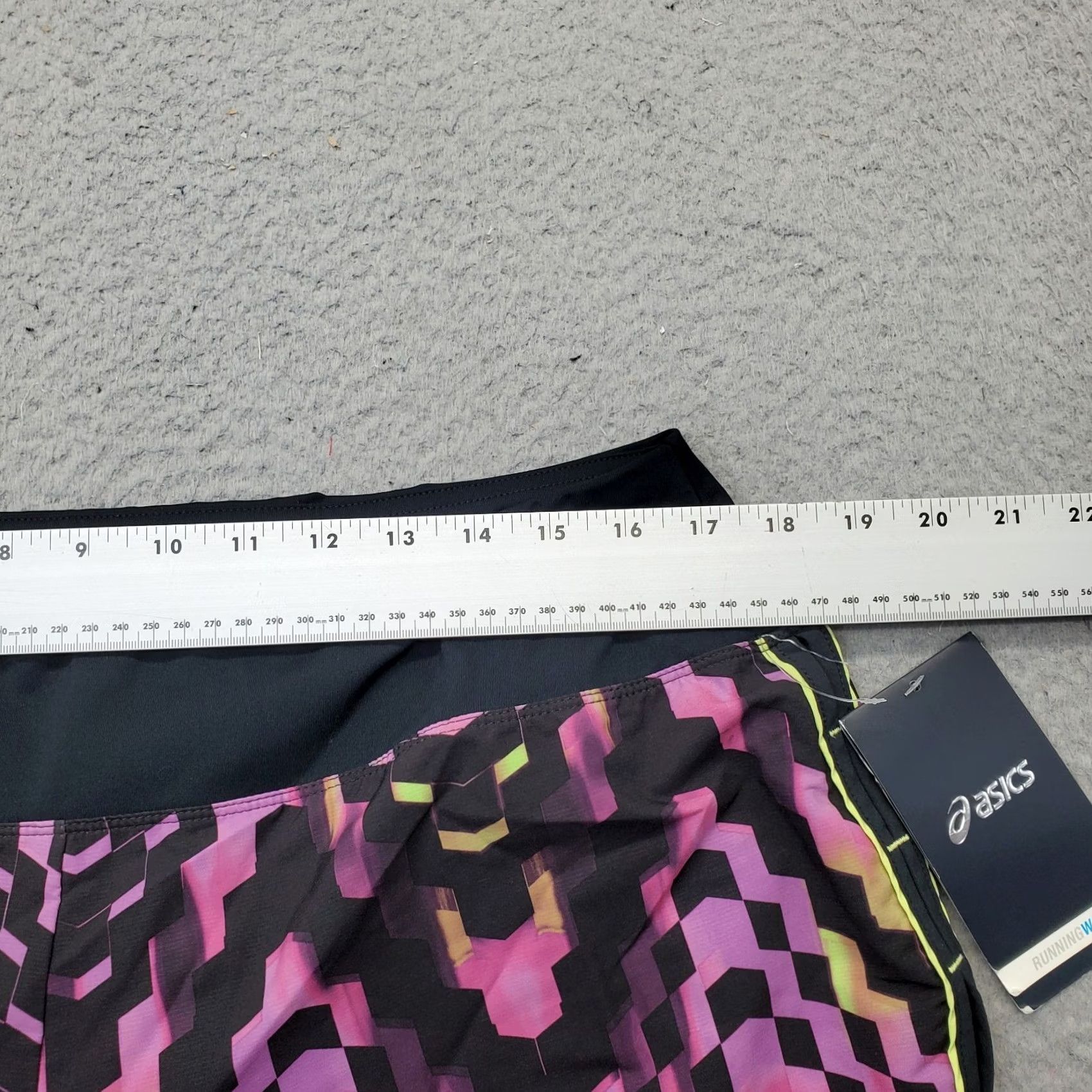 Asics ASICS Every Sport Shorts Women XL Multi Patterned Athletic Stretch Pull On Shirt Size 40" / US 18 - 3 Thumbnail