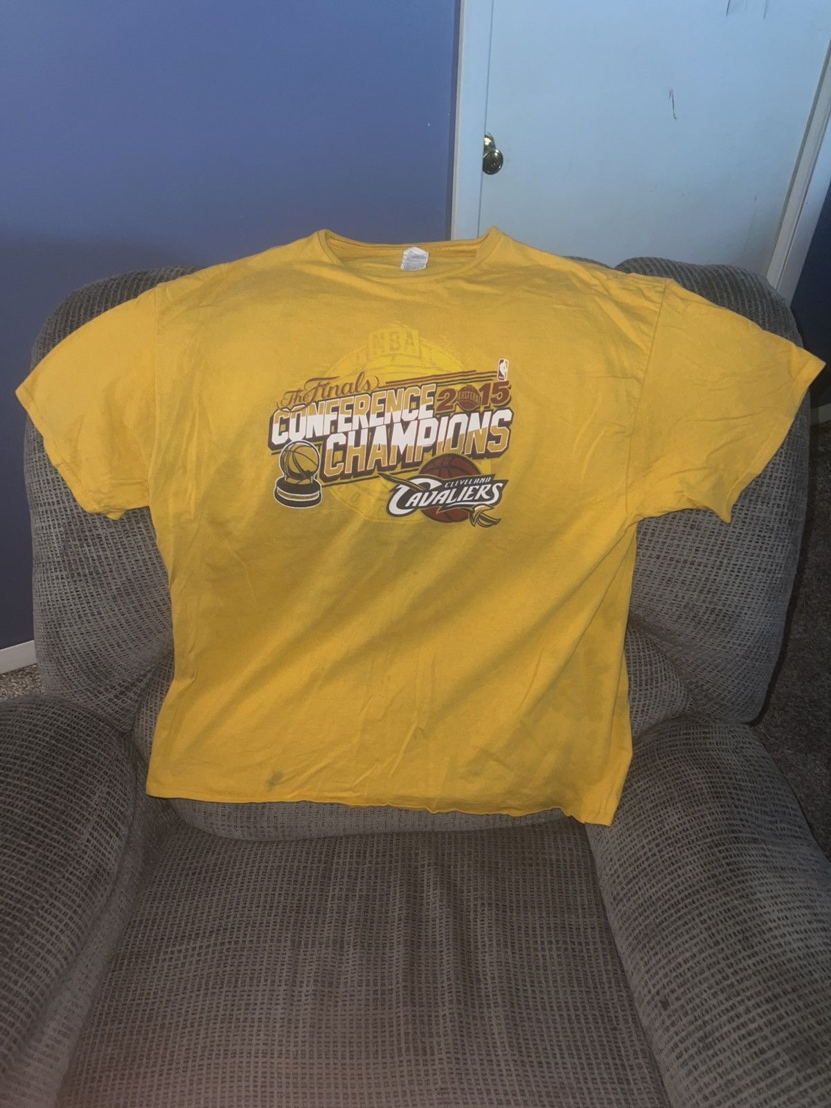 Delta Delta Pro Weight NBA Cavaliers 2015 Conference Champions Tee Size US XXL / EU 58 / 5 - 1 Thumbnail