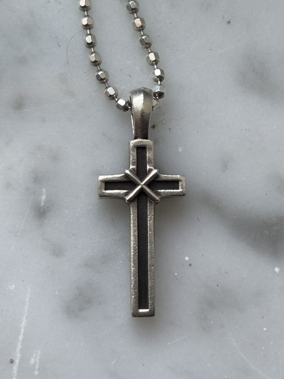 Chrome Hearts Mapplethorpe Cross Pendant 925 Sterling Silver