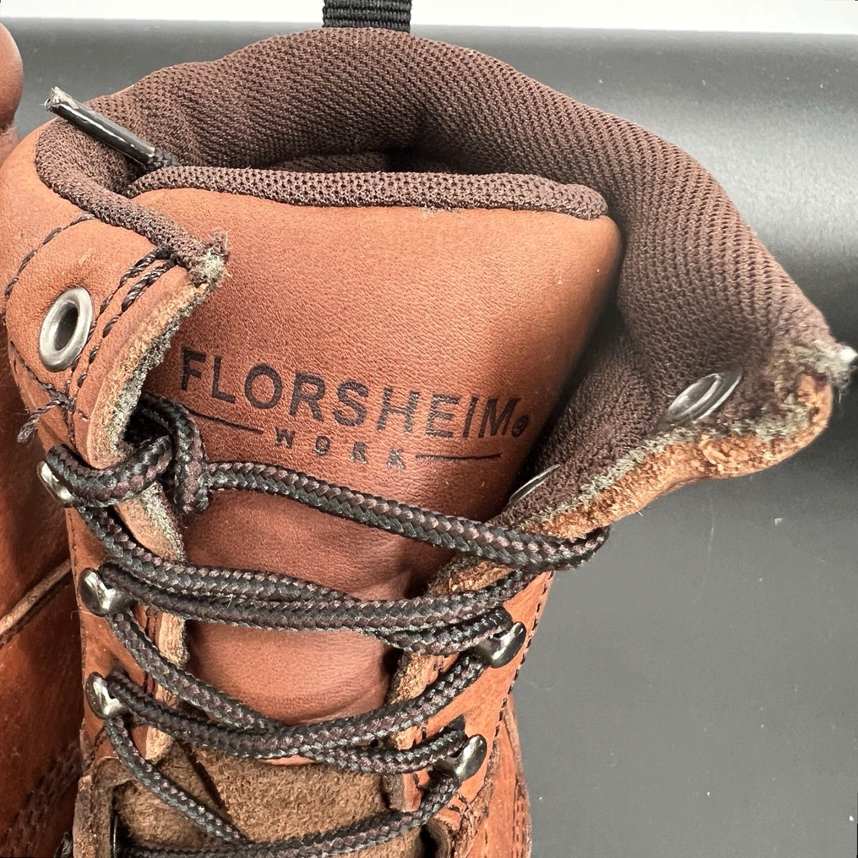 Florsheim Florsheim Logger Boots Brown 9" Goodyear Welt Leather Rubber Outsole Lace Up Size 6D Workwear Mens Boots Size US 6 / EU 39 - 6 Thumbnail