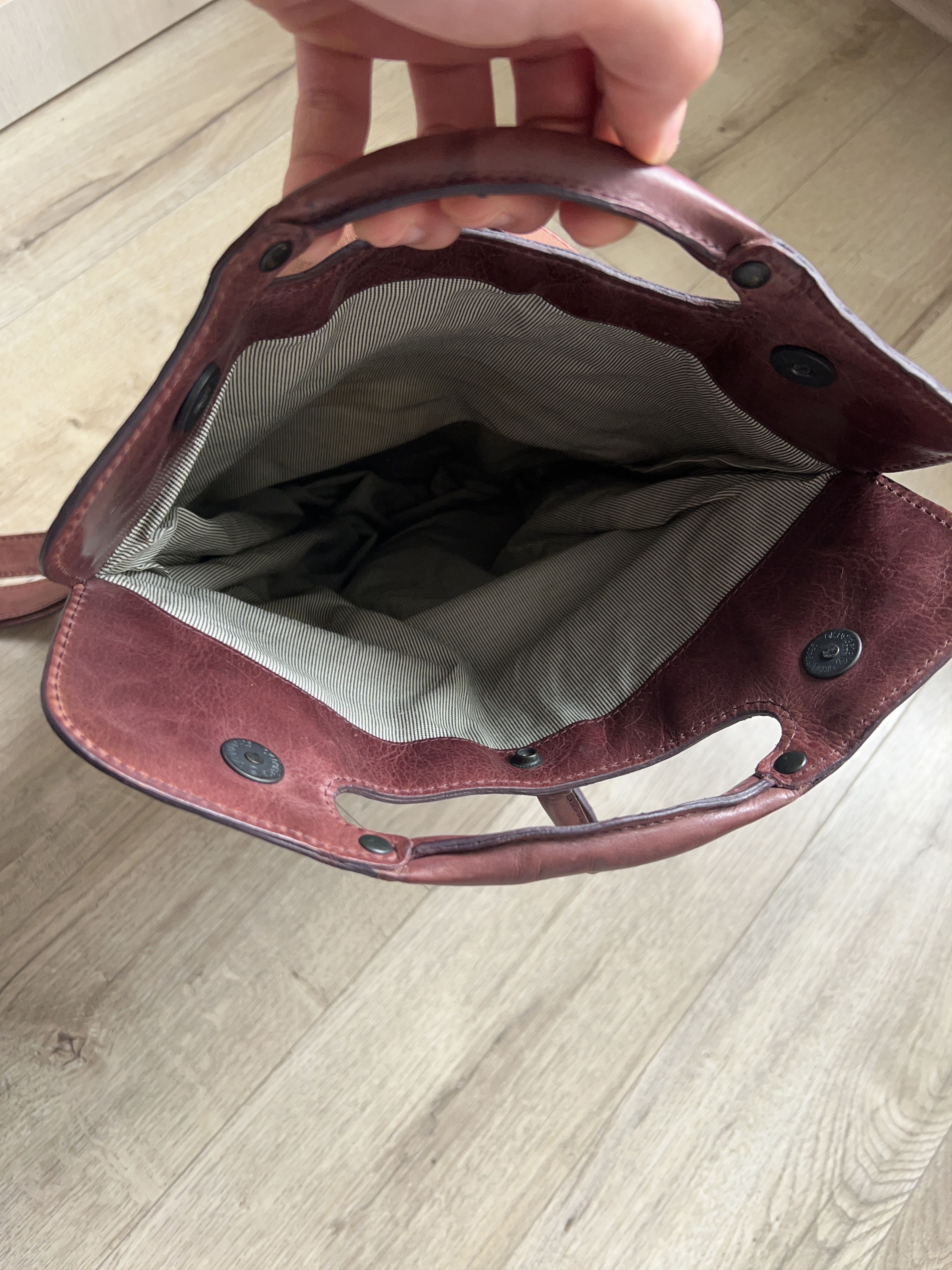 Genuine Leather Aunts&Uncles Mrs. Mince Pie Backpack Leather Bag Shoulder Size ONE SIZE - 14 Thumbnail