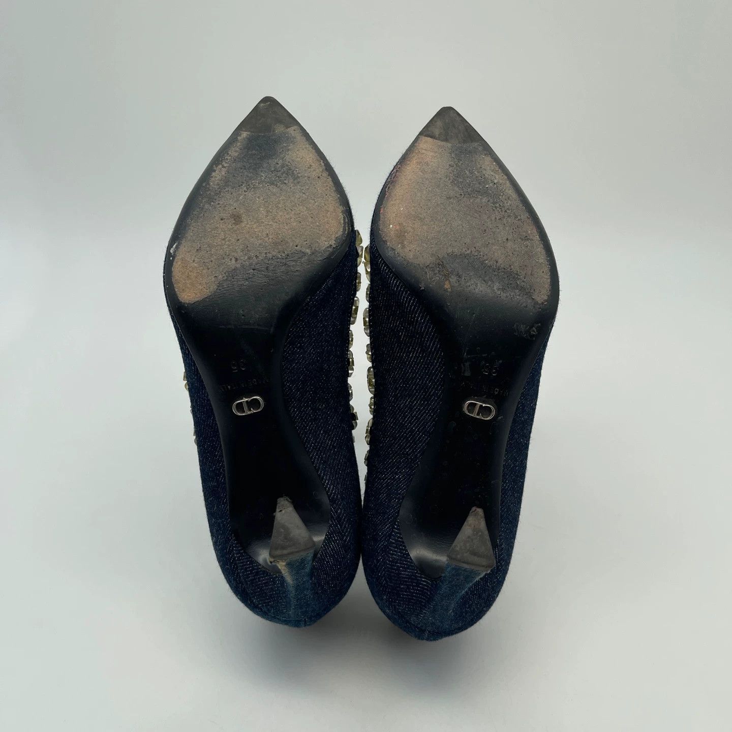 Dior Dior Rhinestone High Heels Women's 35 Size US 4.5 / IT 34.5 - 7 Thumbnail