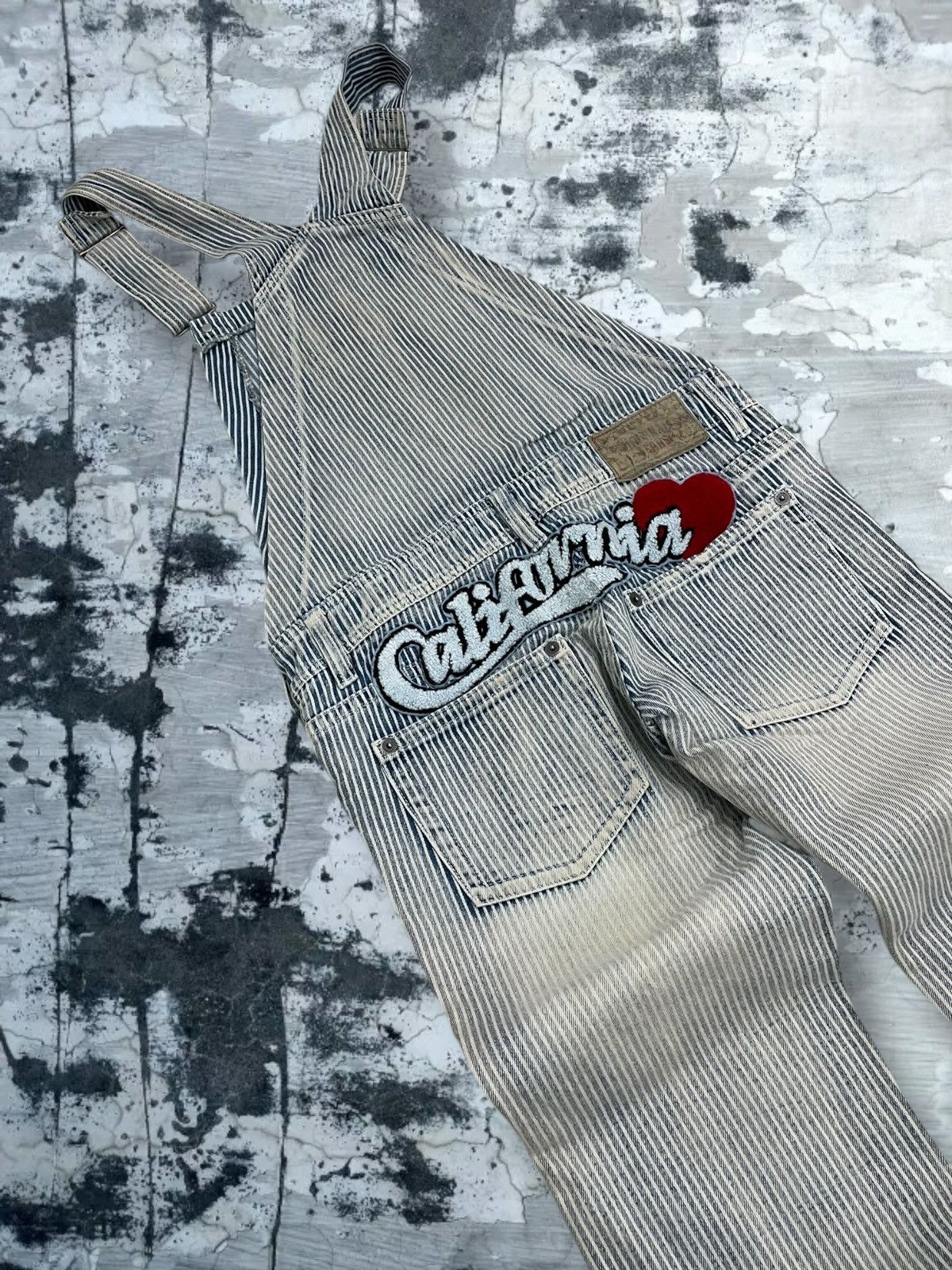 Hysteric Glamour Vintage 90s Japan Designer Blue Moon Californication Overall Size US 32 / EU 48 - 17 Thumbnail