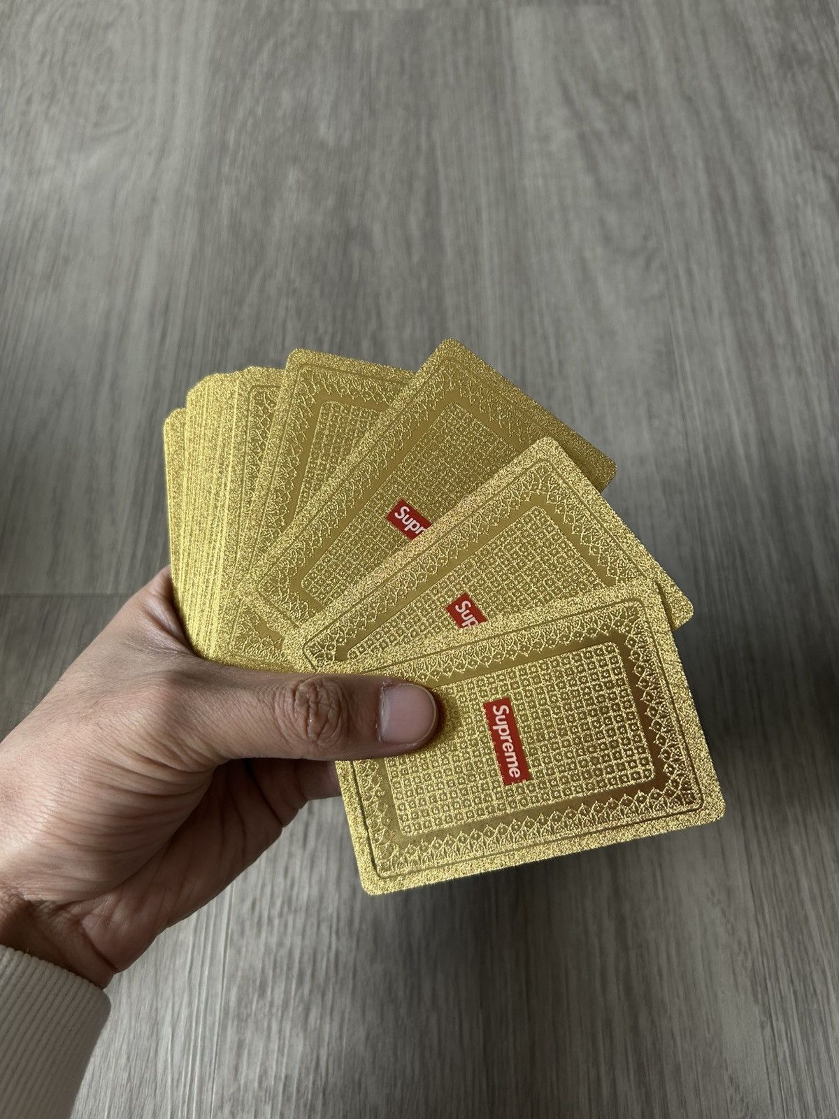 Supreme Supreme Gold Foil Playing Cards FW13 Size ONE SIZE - 2 Thumbnail