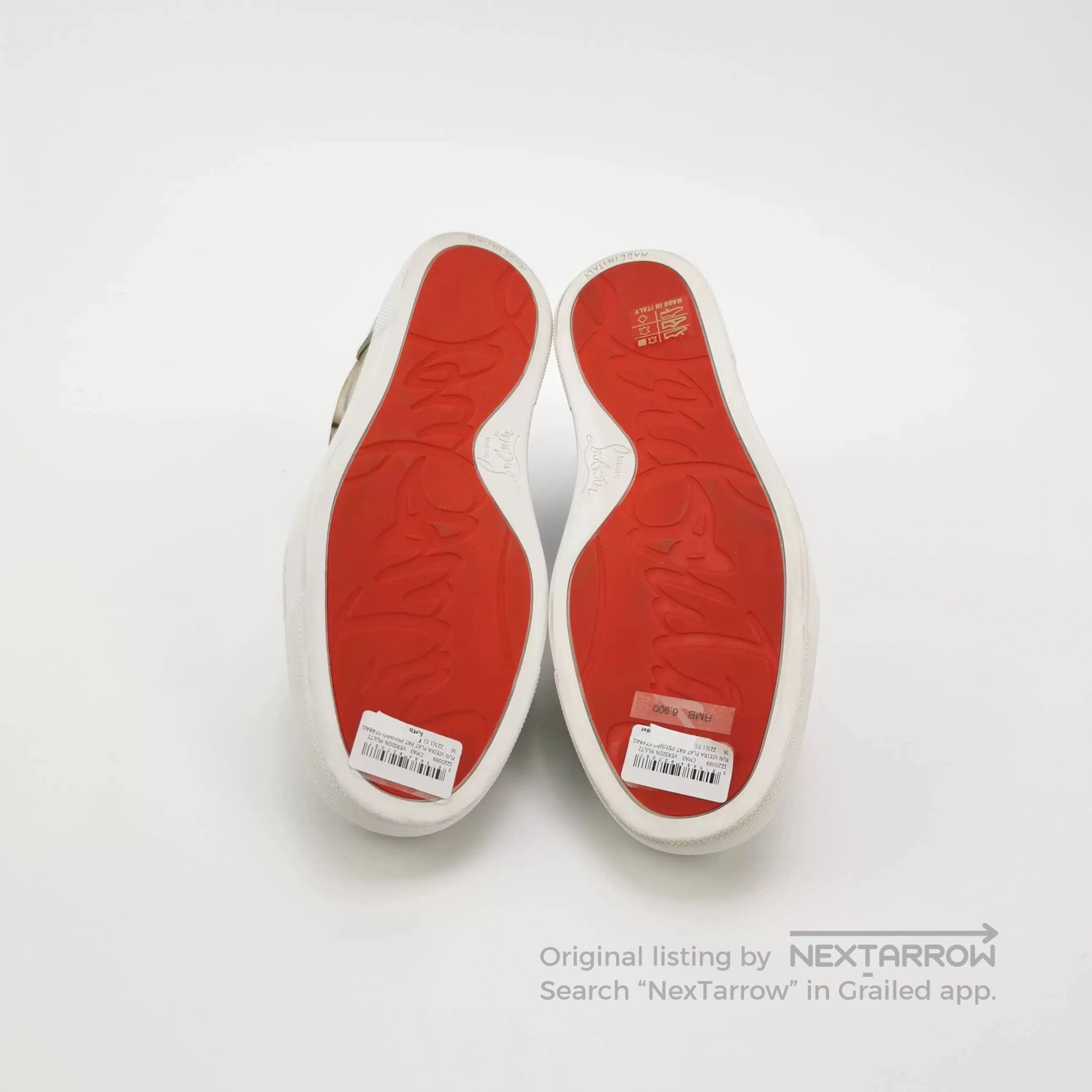 Christian Louboutin Christian Louboutin Leather Flat Shoes. Size US 6 / IT 36 - 5 Thumbnail