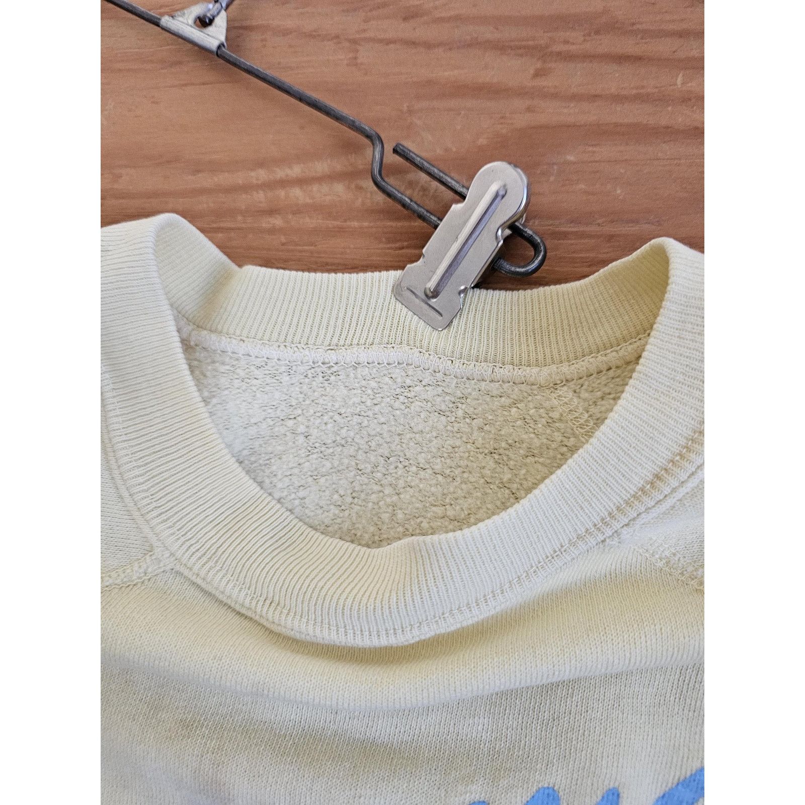 Other Sonoma State 50/50 Pastel Yellow Color Sweatshirt Sz S 1980s Size US S / EU 44-46 / 1 - 4 Thumbnail