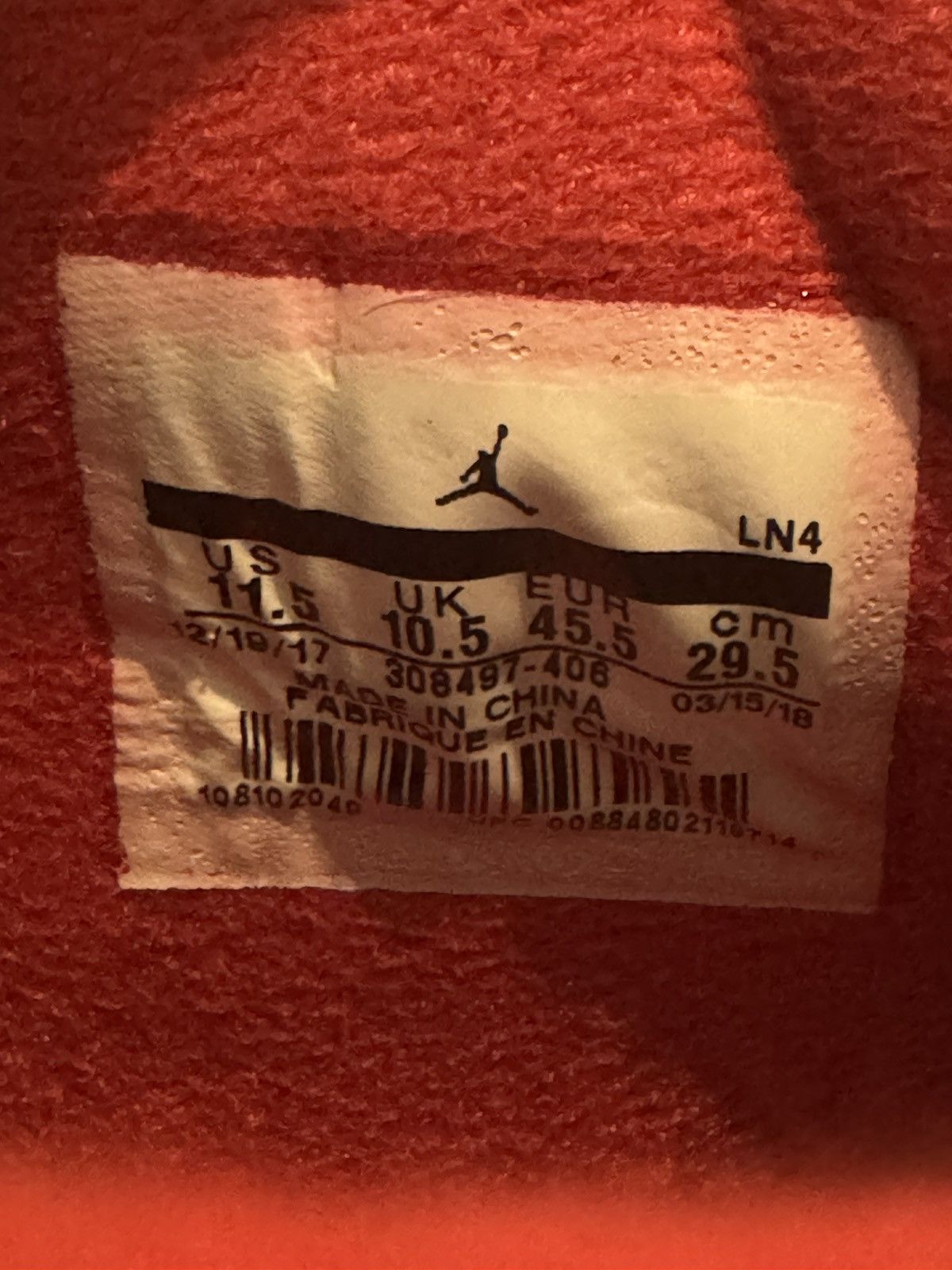 Jordan Brand Travis Scott x Nike Air Jordan 4 “Cactus Jack Size US 11.5 / EU 44-45 - 5 Thumbnail