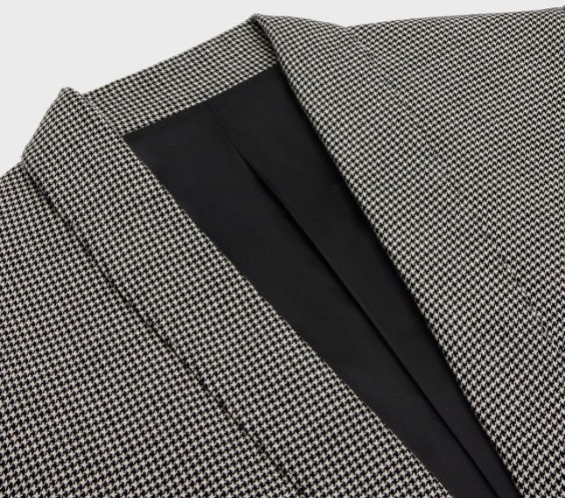 Celine o1w1db10125 2V79J661T Cashmere Wool Boxy Jacket in Grey Size US XL / EU 56 / 4 - 3 Thumbnail