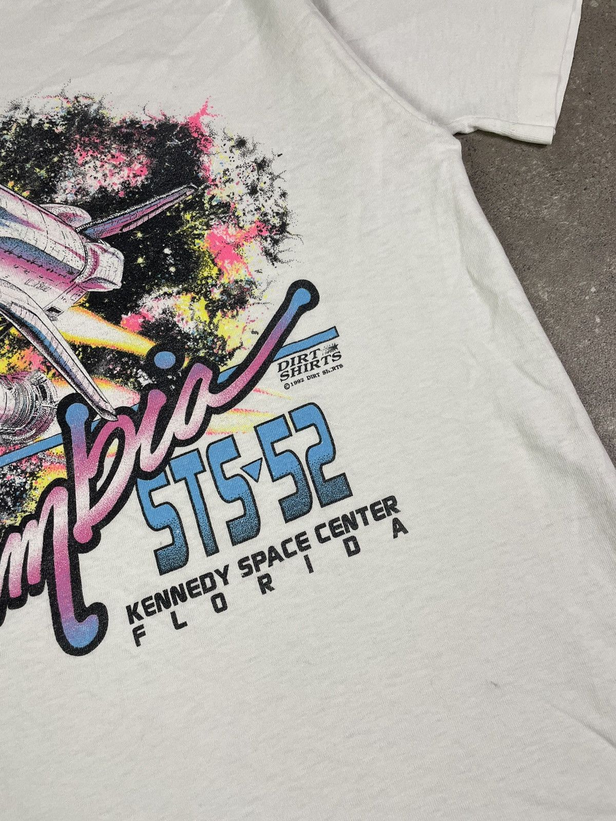 NASA × Vintage Vintage 1992 NASA Kennedy Space Center Florida 90s T Shirt Size US XL / EU 56 / 4 - 3 Thumbnail