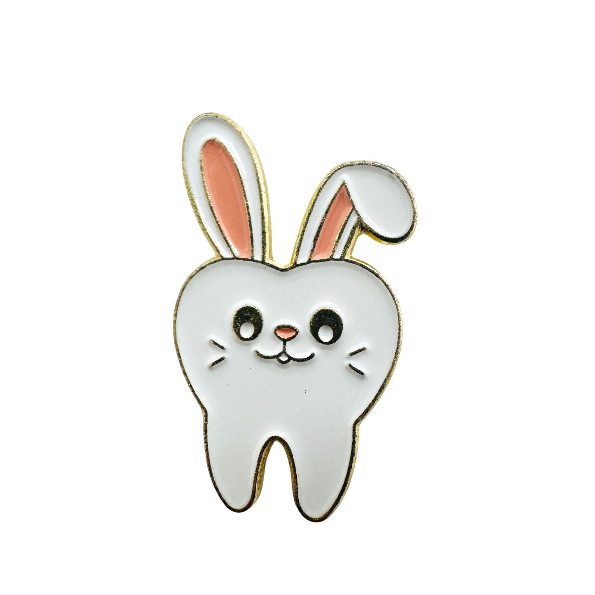 Other 🤩Enamel Pin Tooth Teeth Oral Health Cartoon Rabbit shaped C Size ONE SIZE - 4 Thumbnail