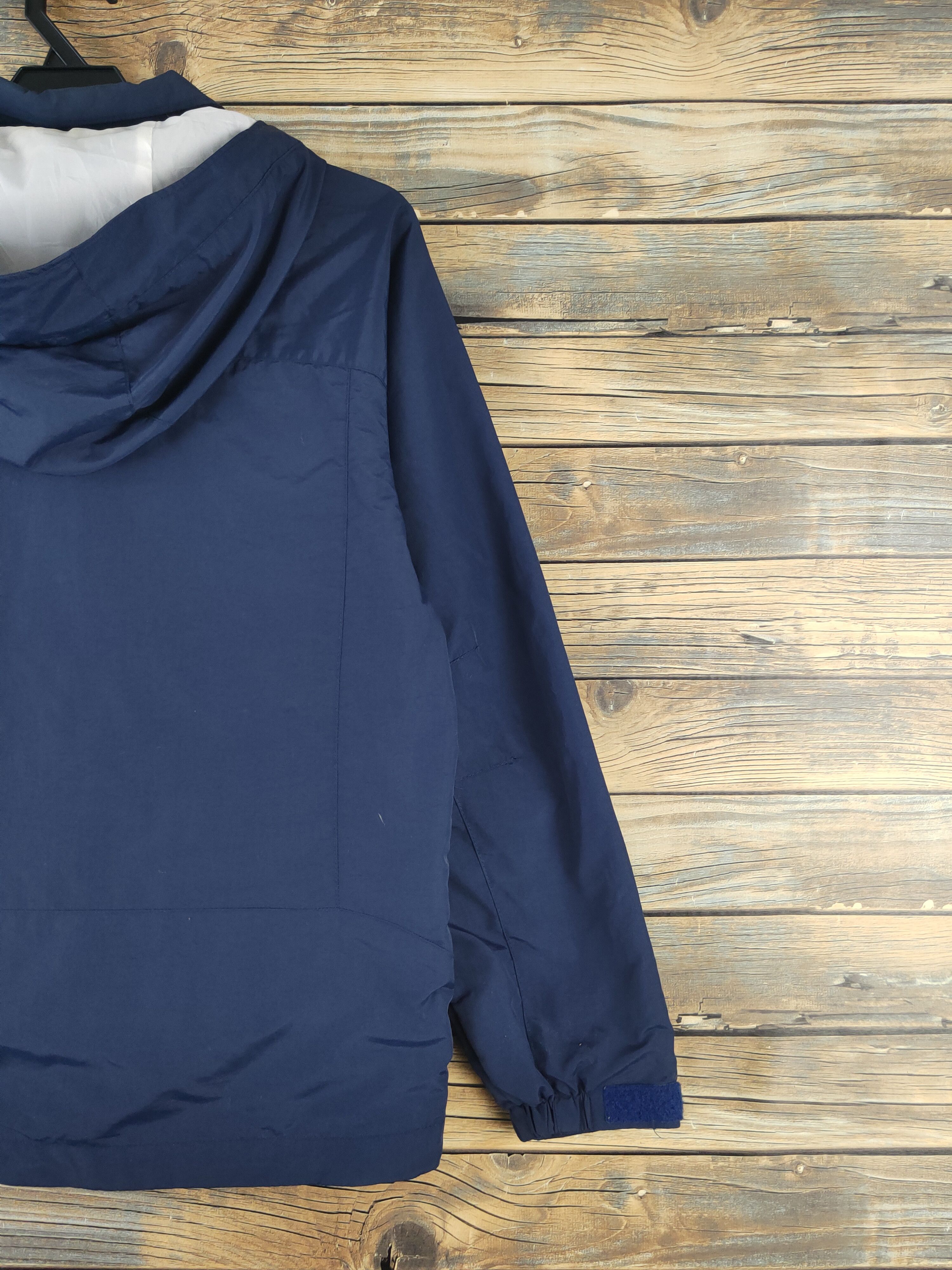 Columbia Columbia Navy Nylon Sportswear Hoodie Sweaters #W2255 Size US S / EU 44-46 / 1 - 12 Thumbnail