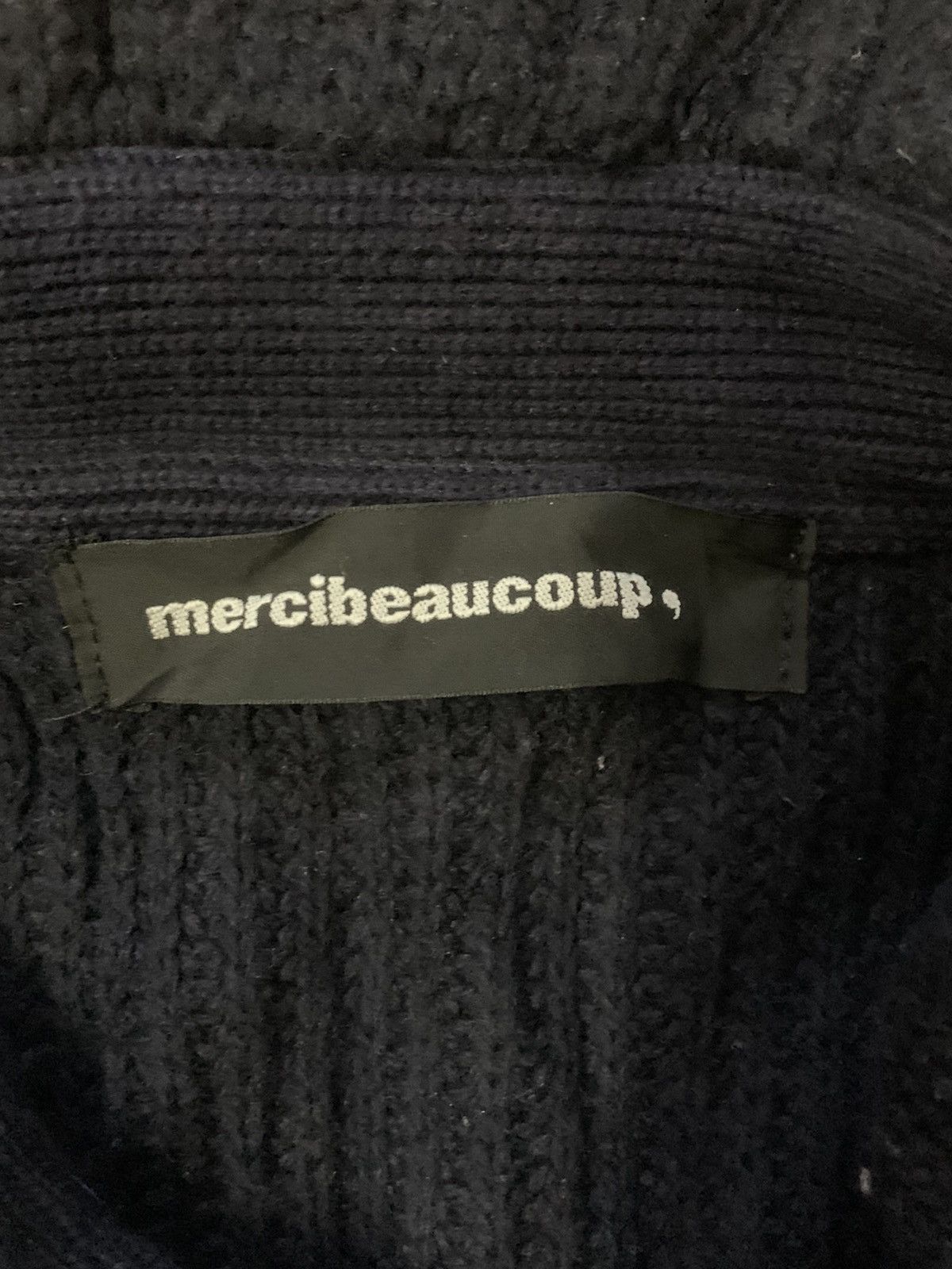 Issey Miyake Mercibeaucoup Single Pocket Knitwear Jacket Size US L / EU 52-54 / 3 - 6 Thumbnail