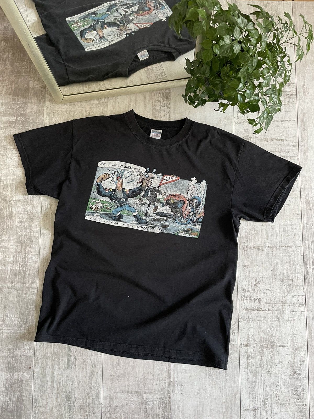 Indian Motorcycle × Vintage Vintage Indian Motorcycle Riders 00’s T-Shirt Y2K “BAM” RARE Size US L / EU 52-54 / 3 - 1 Thumbnail