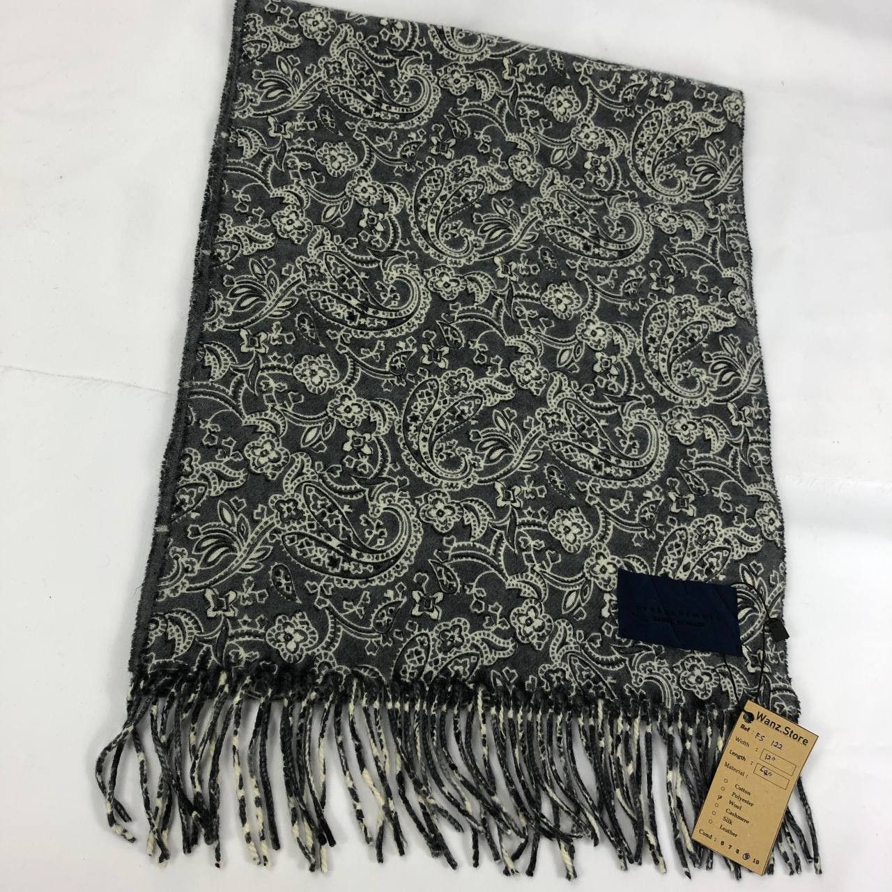 junhashimoto Junhashimoto Paisley Scarf / Muffler / Neckwear FS122 Size ONE SIZE - 5 Thumbnail