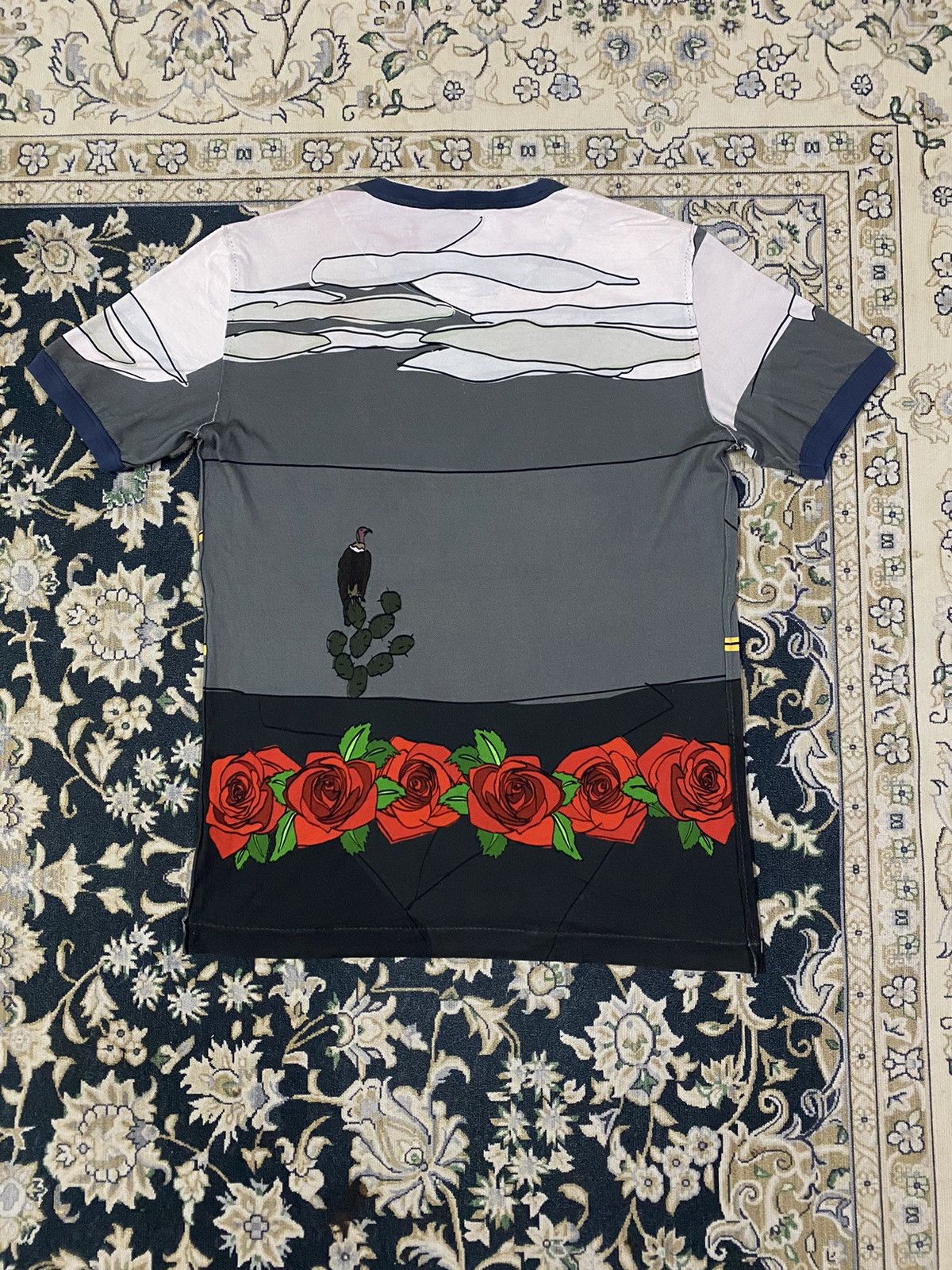Dolce & Gabbana Dolce & Gabbana Grey Printed Cotton Crewneck Size US M / EU 48-50 / 2 - 11 Thumbnail